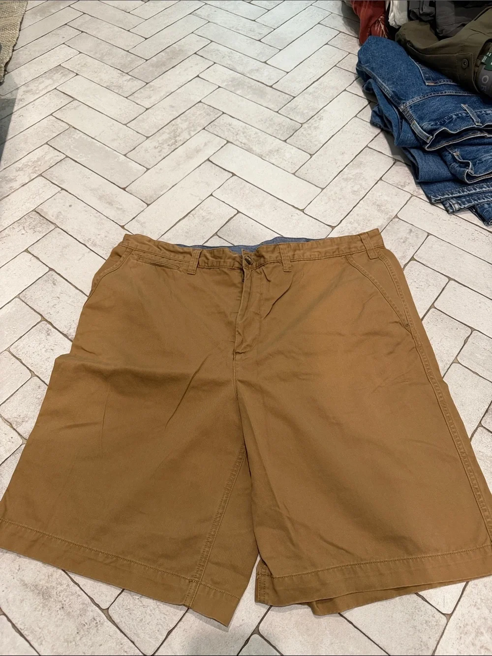 Polo by Ralph Lauren Brown Flat Front Men's Shorts